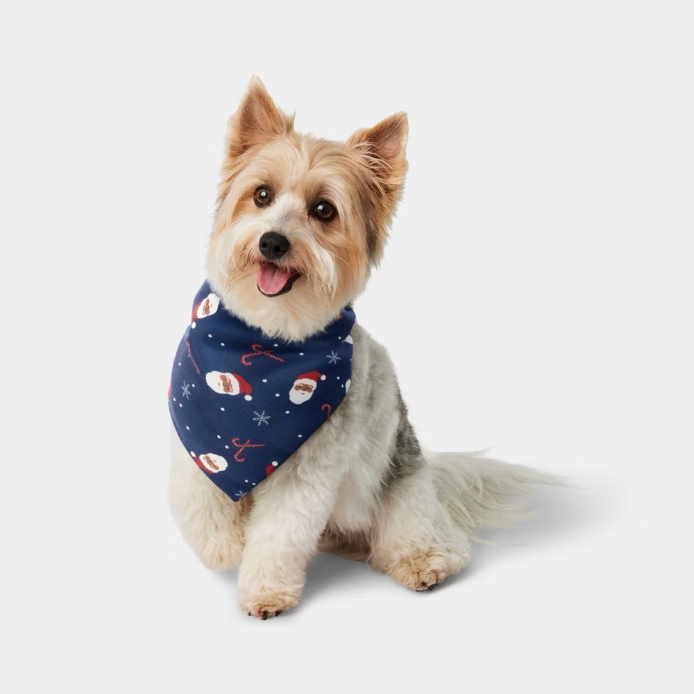 Santa nwt Dog Bandana - One Size Fits Most